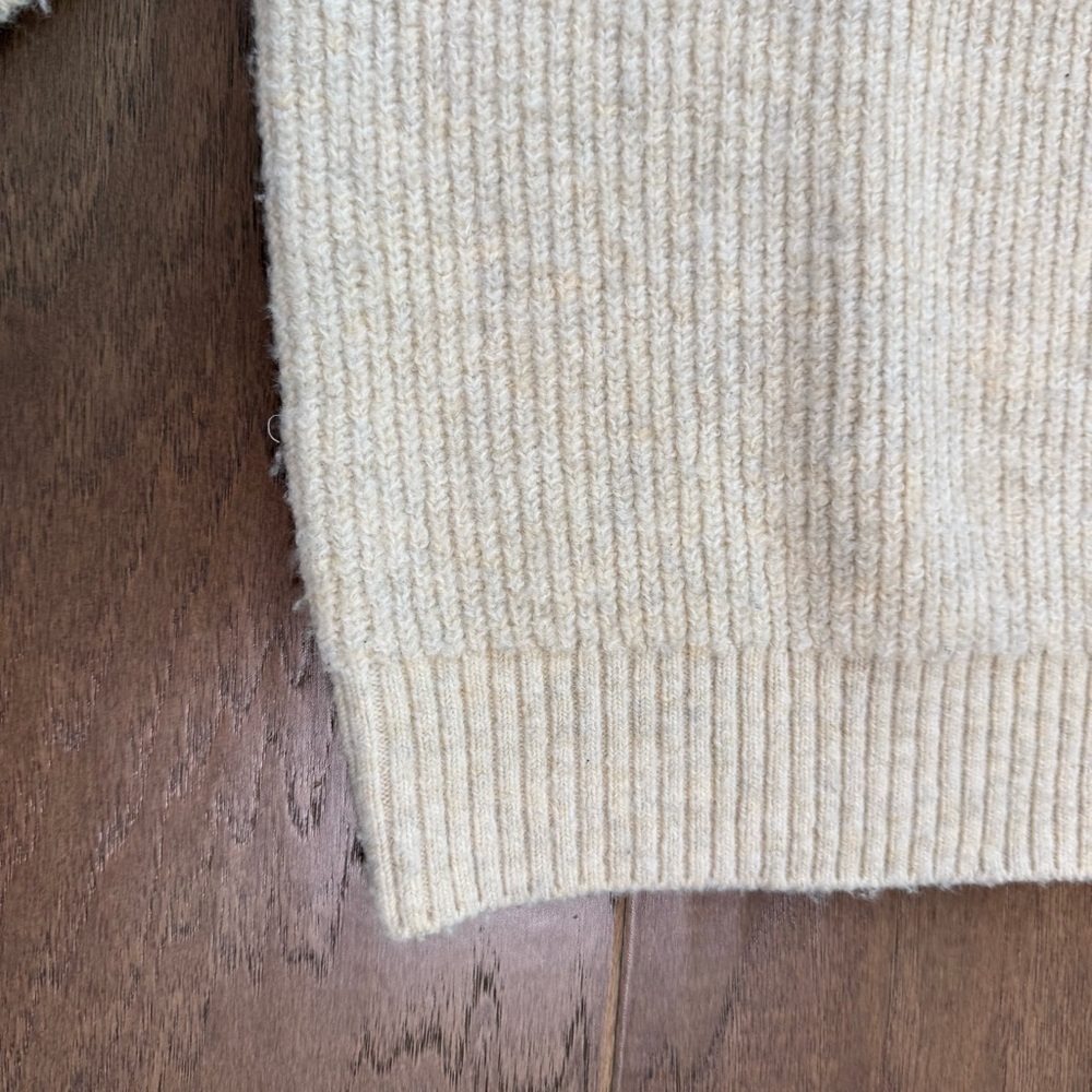 Topshop Cozy Cream Crew Neck Sweater - Picture 8 of 9